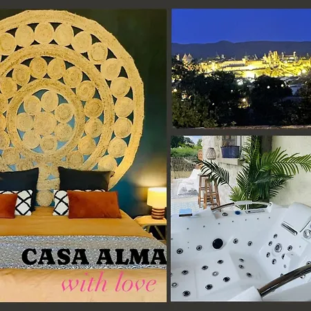 Vue Cité, Balnéo Privée, Clim, Jardin, Parking Gratuit Apartamento Carcasona