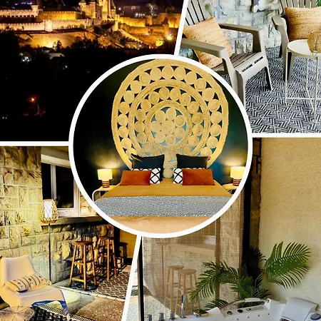 Casa Alma, Vue Cite, Jacuzzi Balneo, Clim, Jardin, Parking Gratuit Apartament *